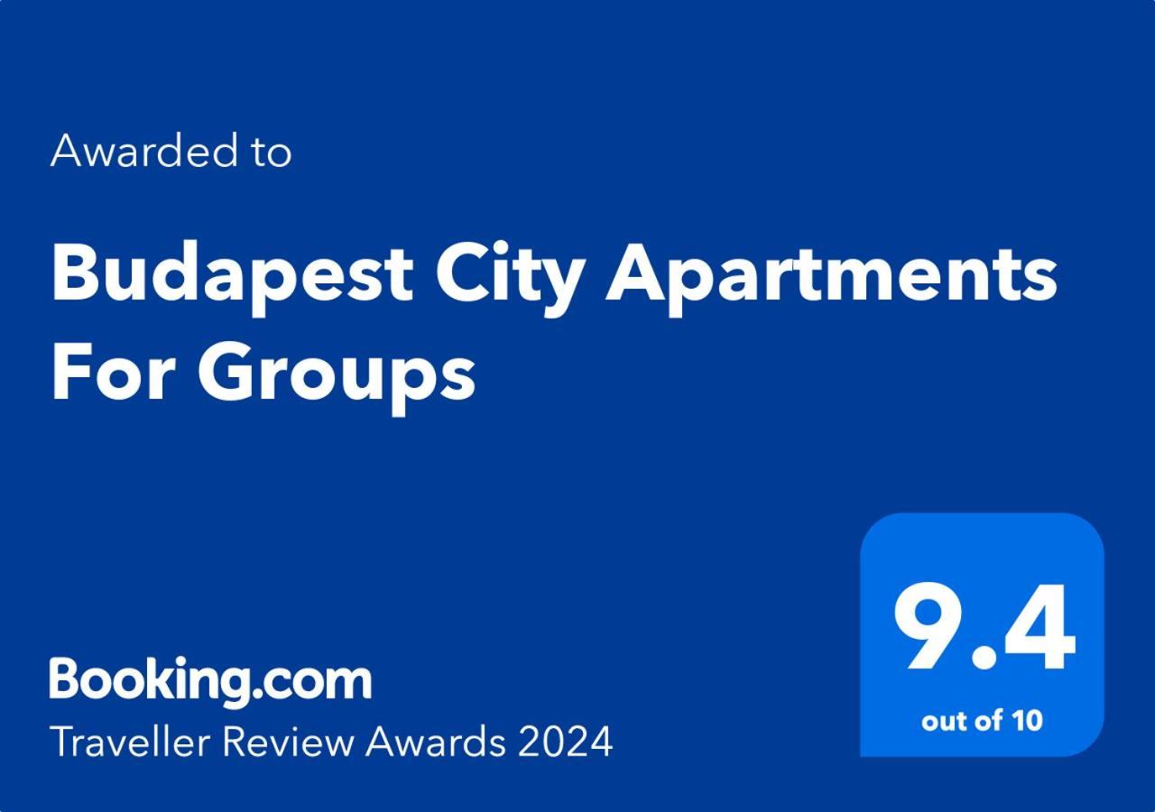 Budapest City Apartments For Groups Екстериор снимка